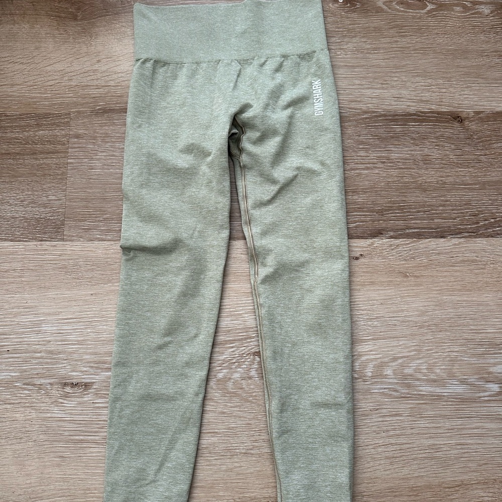 Gymshark Green Seamless Leggings High Waist Performance